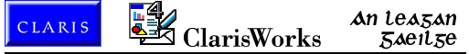 ClarisWorks - Tirg