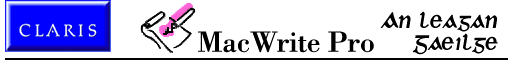 MacWrite Pro - Products